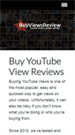 Mobile Screenshot of buyviewsreview.com